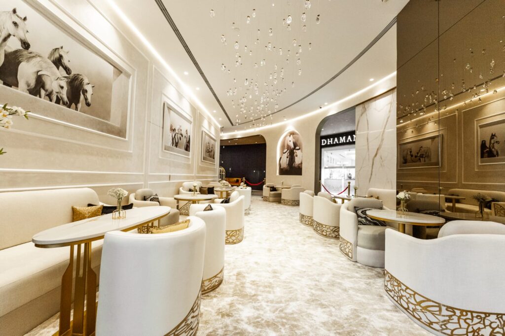 Beautiful dining are in Zain lounge