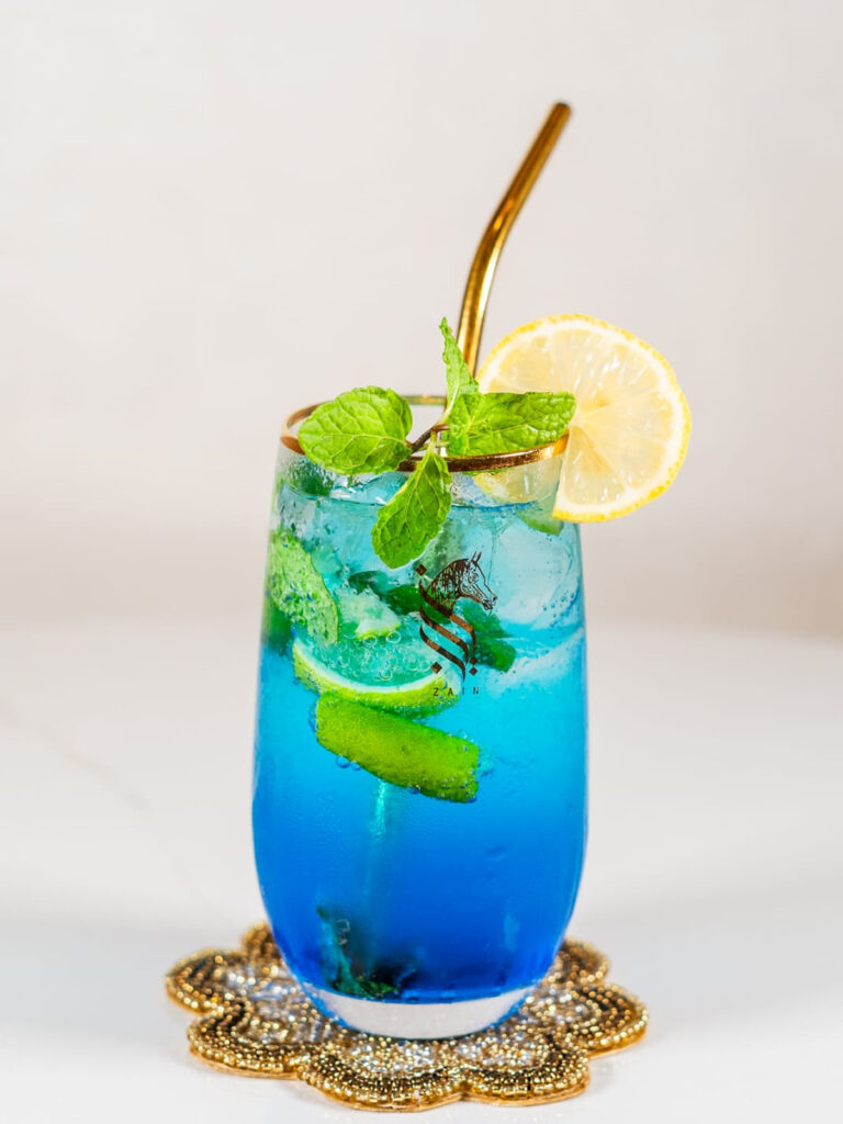 Blue Lagoon Mocktail